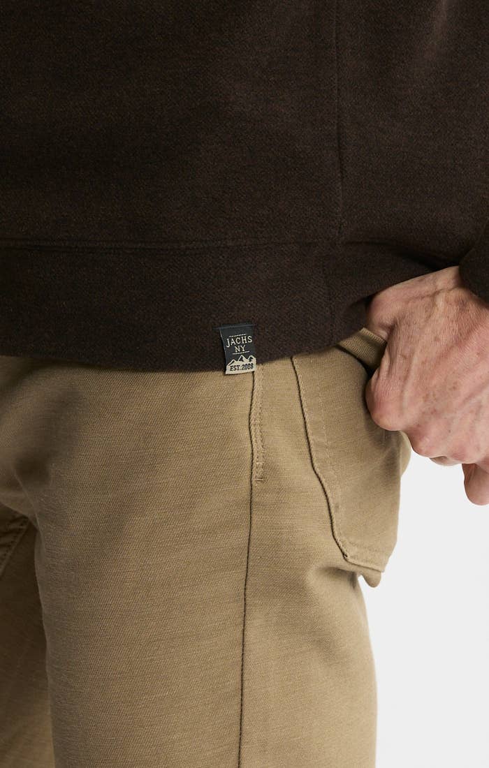 Dongan Wool Blend Quarter Zip