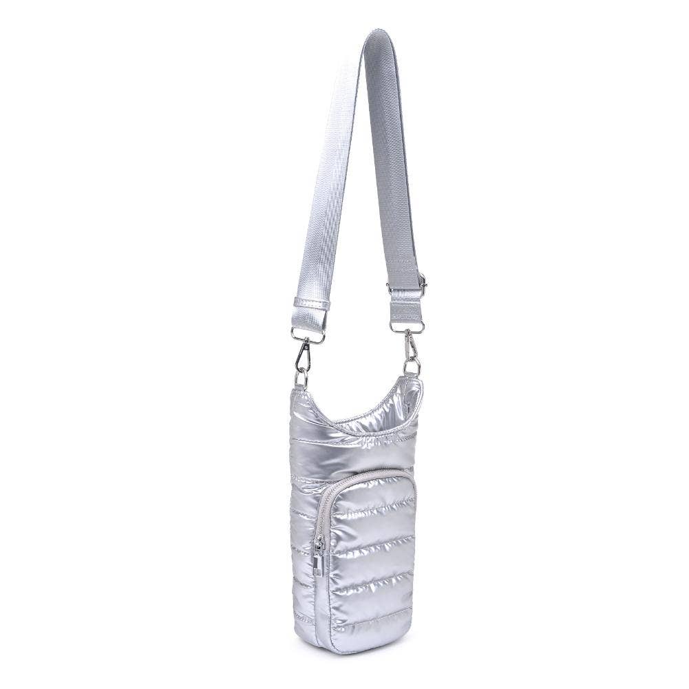 Jace Water Bottle Nylon Puffer Crossbody