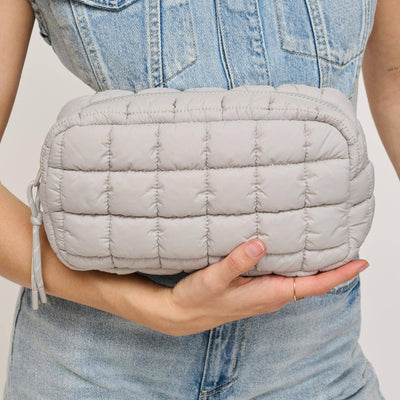 Cloud Nine - Quilted Puffer Nylon Cosmetic Pouch