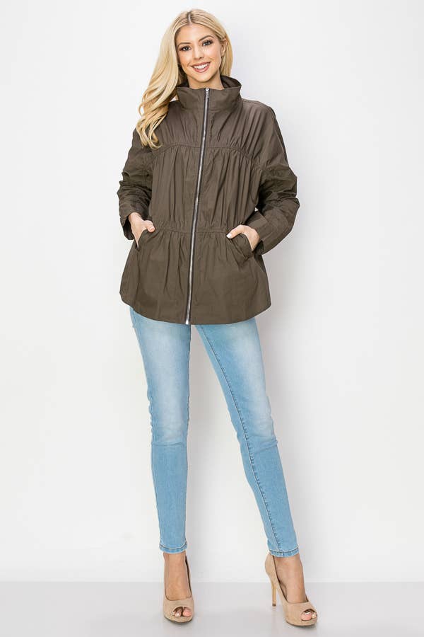 Jaelle Cotton Poplin Light Weight Jacket