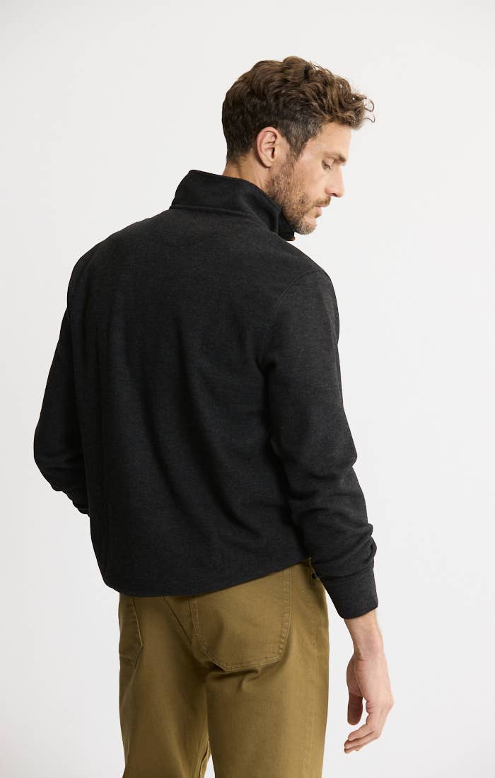 Dongan Wool Blend Quarter Zip