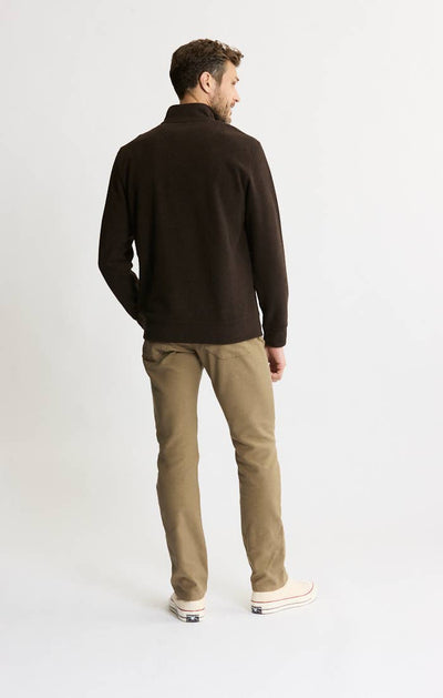 Dongan Wool Blend Quarter Zip