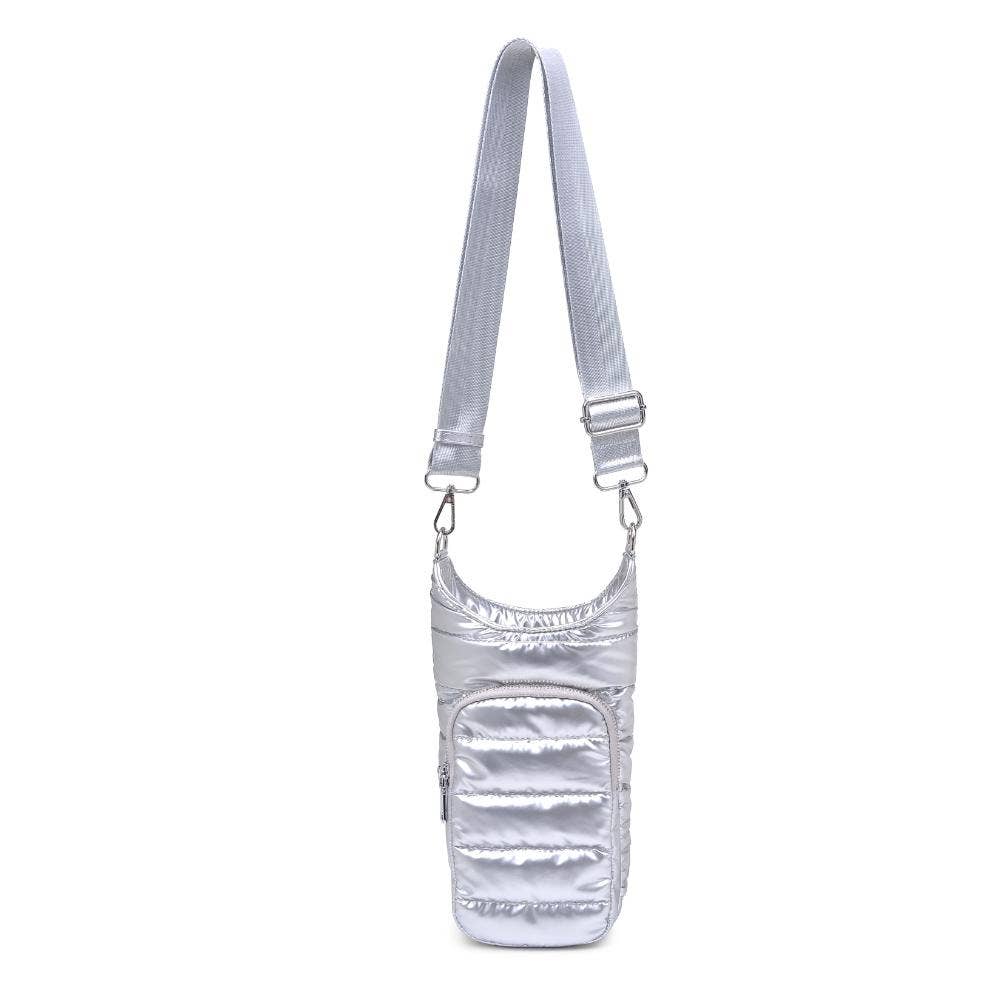 Jace Water Bottle Nylon Puffer Crossbody