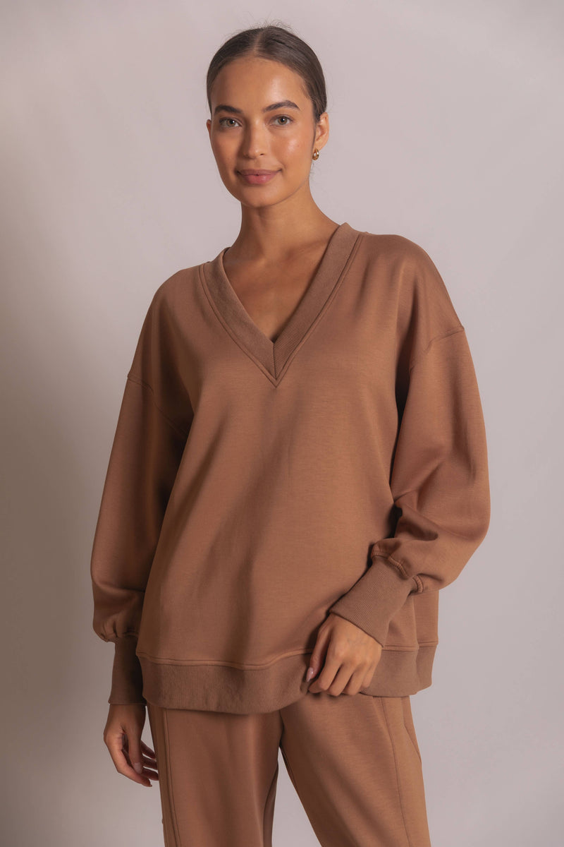 Butter Modal V-Neck Pullover