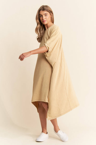 Mineral Washed Tunic Dress