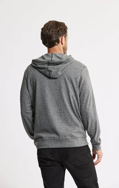 Knit Flannel Hoodie