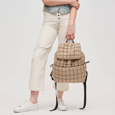 Alex Quilted Puffer Backpack