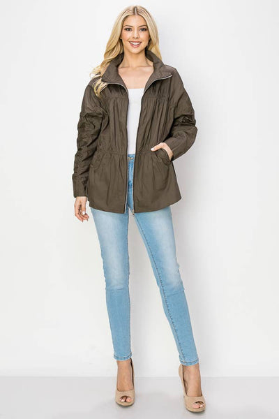 Jaelle Cotton Poplin Light Weight Jacket