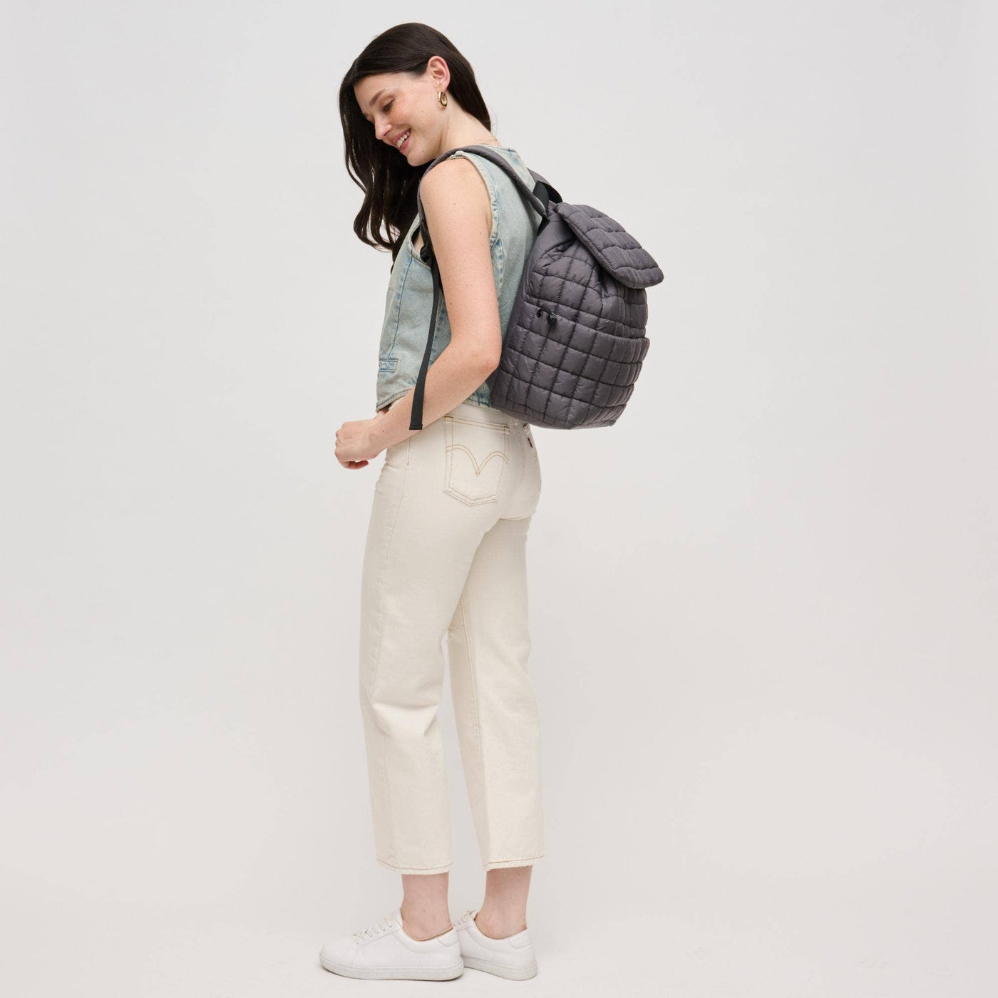 Alex Quilted Puffer Backpack