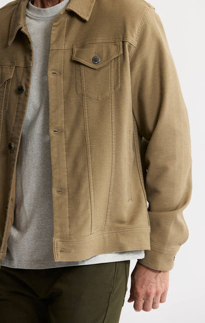 Vandam Loop Back Twill Trucker Jacket