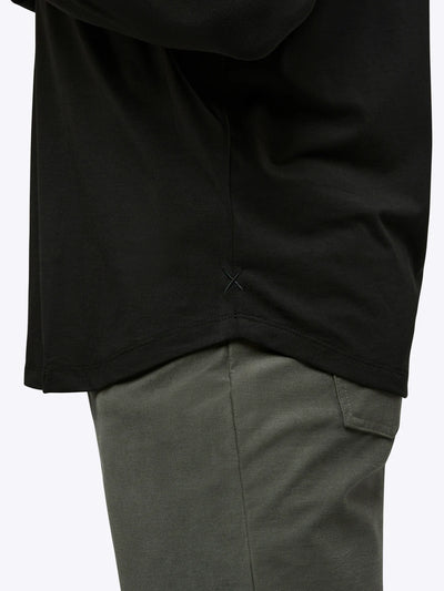 CUTS AO Long Sleeve Curve-Hem Tee
