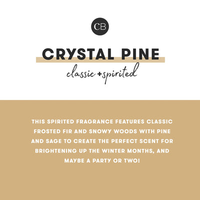 CB + PURA HOLIDAY - CRYSTAL PINE DIFFUSER REFILL, 0.33 oz