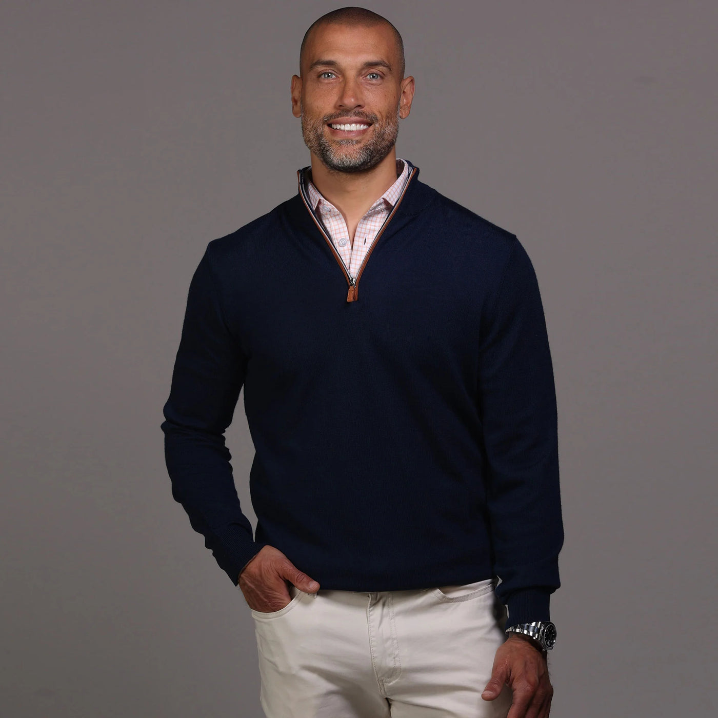Semi-Spread Collar Polo