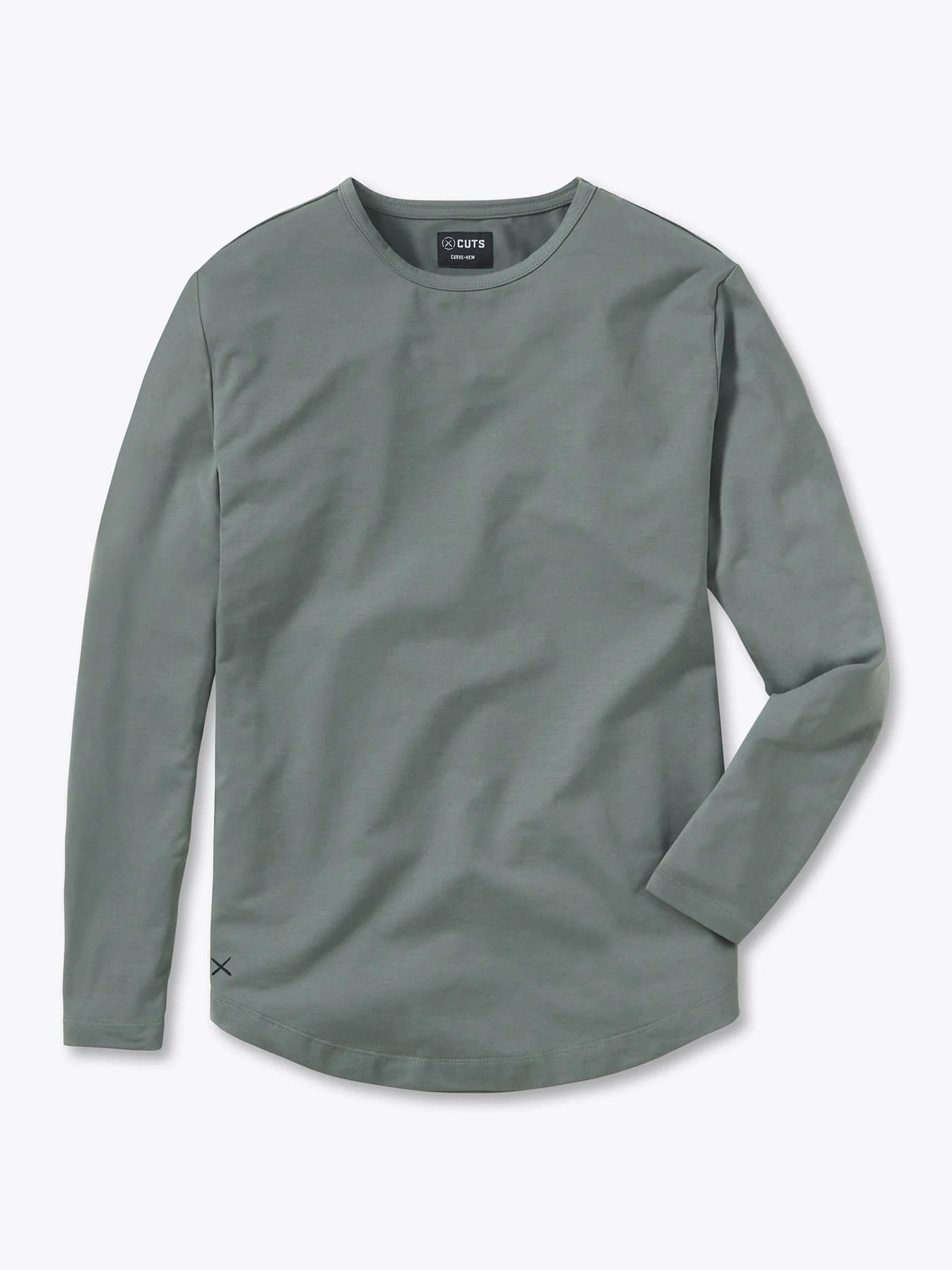 CUTS AO Long Sleeve Curve-Hem Tee