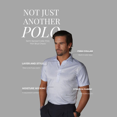 Semi-Spread Collar Polo