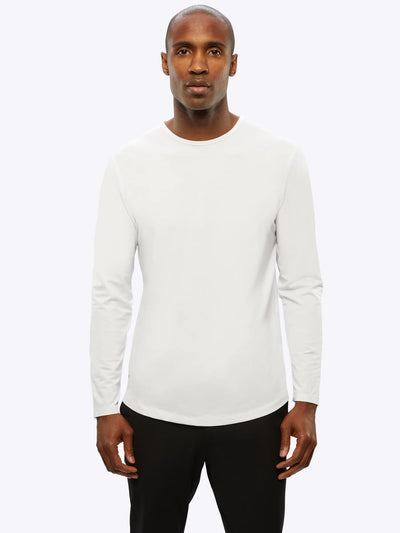CUTS AO Long Sleeve Curve-Hem Tee