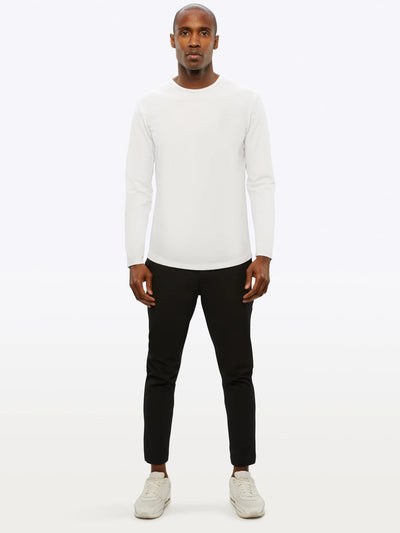 CUTS AO Long Sleeve Curve-Hem Tee