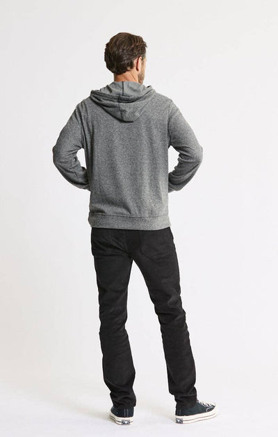 Knit Flannel Hoodie