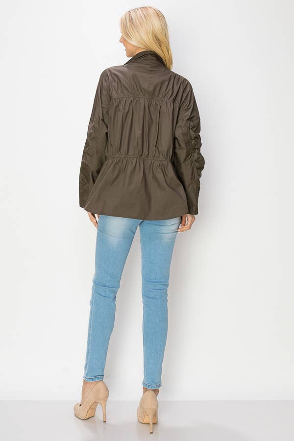 Jaelle Cotton Poplin Light Weight Jacket