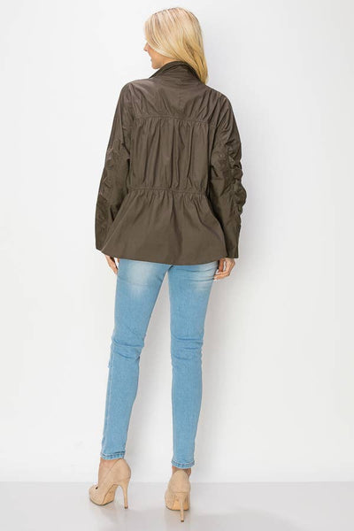 Jaelle Cotton Poplin Light Weight Jacket