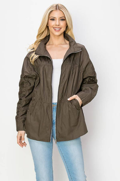 Jaelle Cotton Poplin Light Weight Jacket
