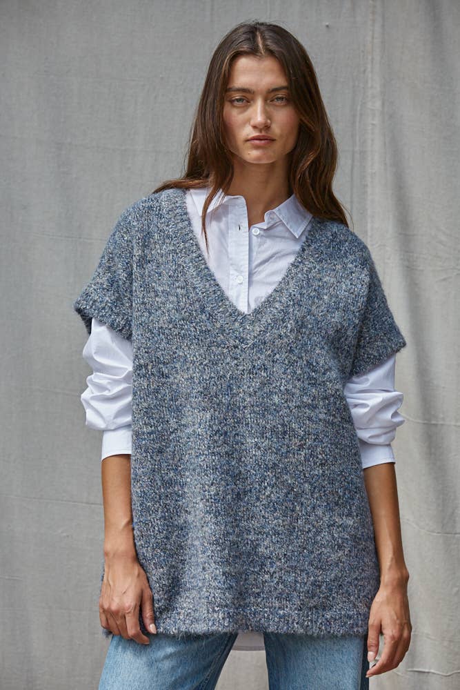 Knit Oversized Vest