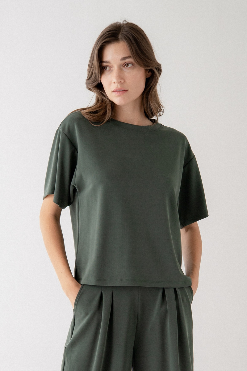 The Essential Soft Tee (Forest Green)