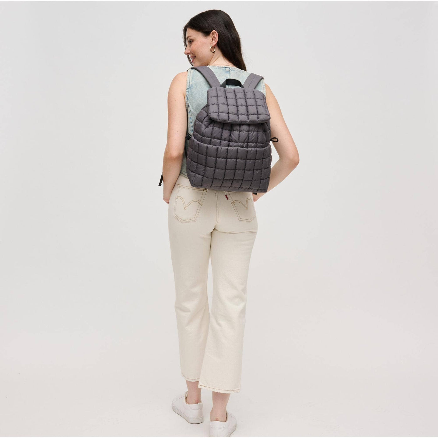 Alex Quilted Puffer Backpack