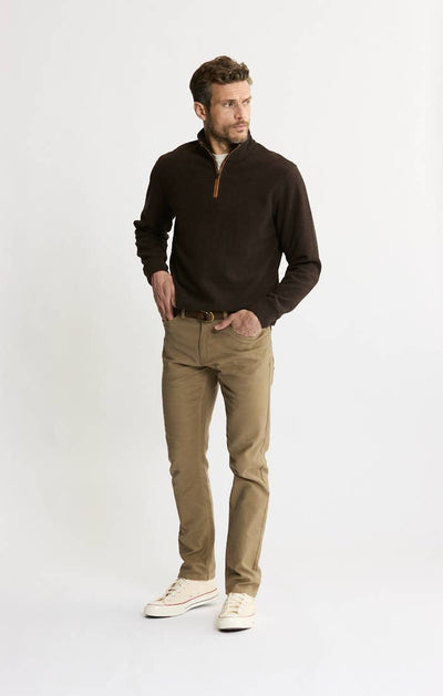 Dongan Wool Blend Quarter Zip