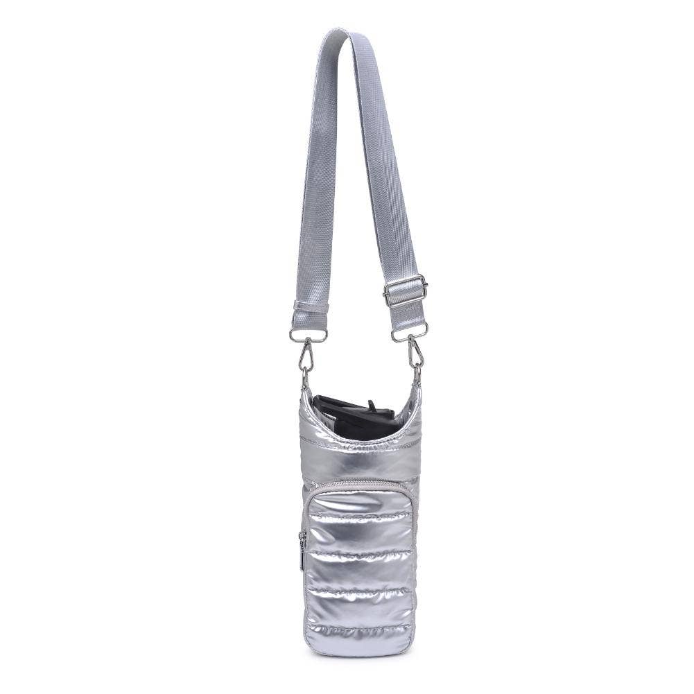 Jace Water Bottle Nylon Puffer Crossbody