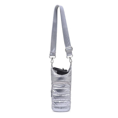 Jace Water Bottle Nylon Puffer Crossbody