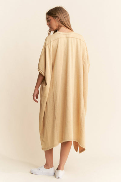 Mineral Washed Tunic Dress