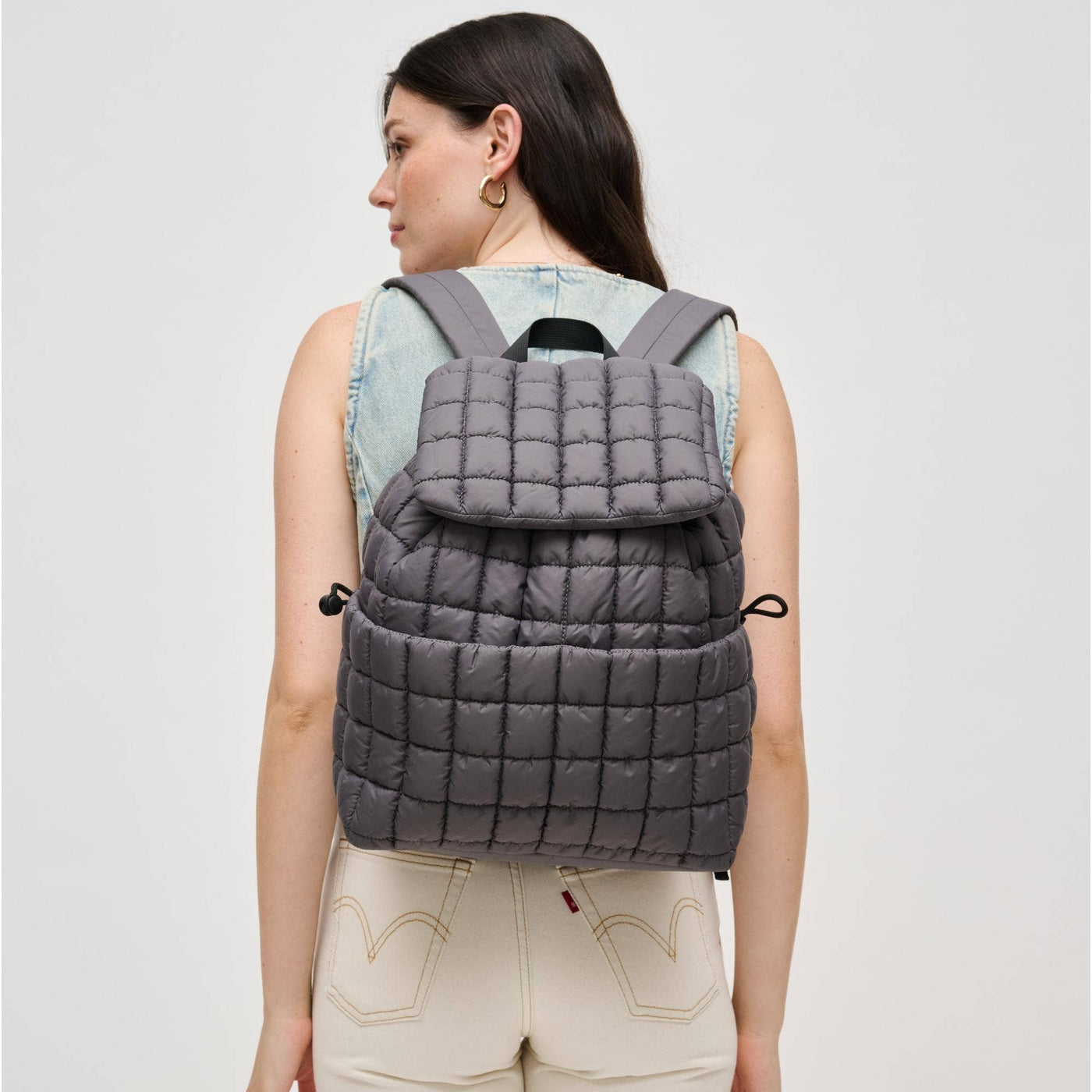 Alex Quilted Puffer Backpack