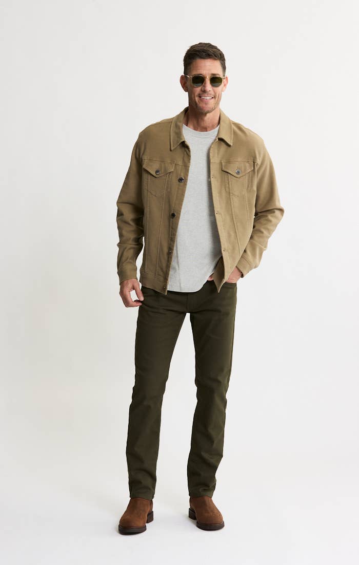 Vandam Loop Back Twill Trucker Jacket