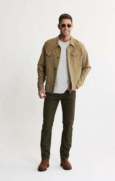 Vandam Loop Back Twill Trucker Jacket