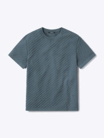 CUTS Riviera Knit Textured Tee (Naples Blue)